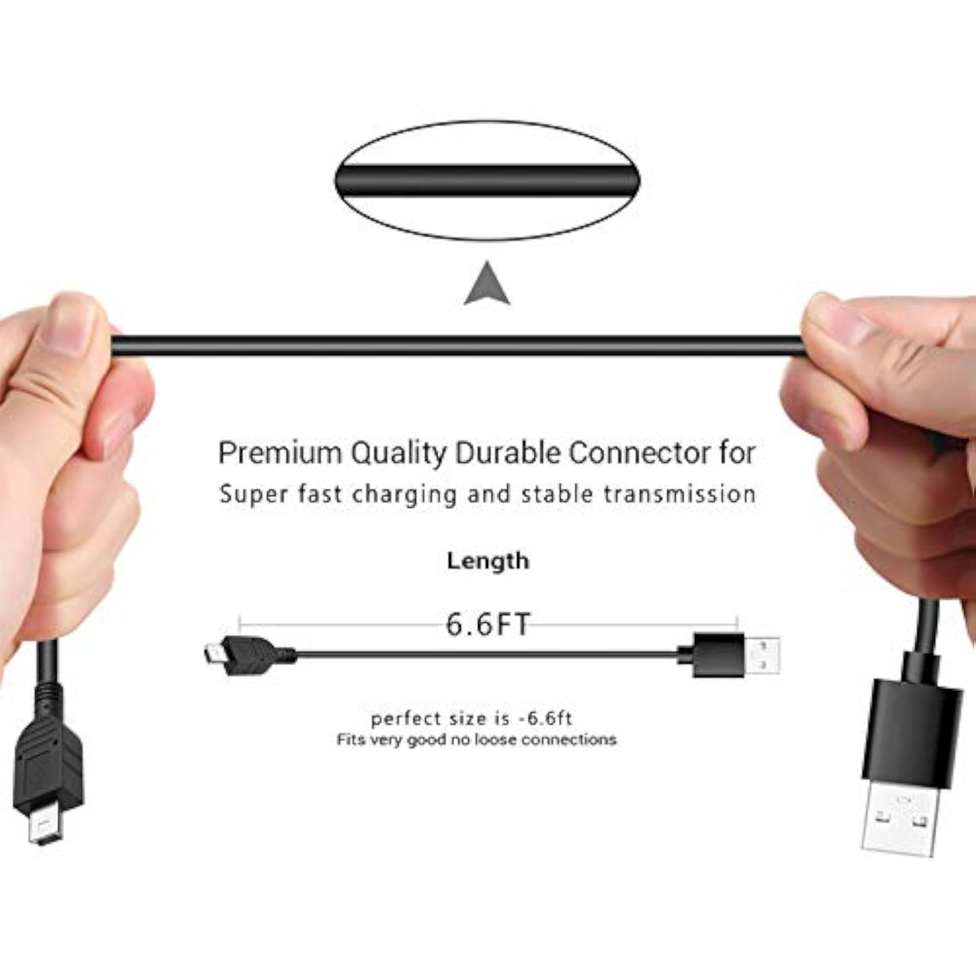 Yeti Microphone Replacement USB Cable, Essential Accessory